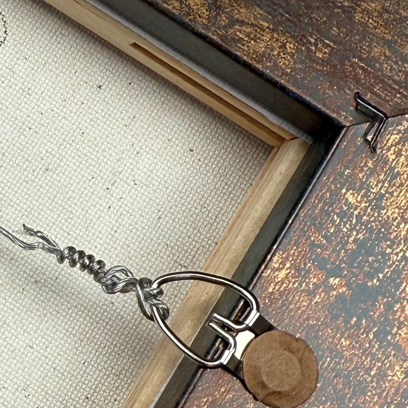 Amaryllis. Blue. Framed