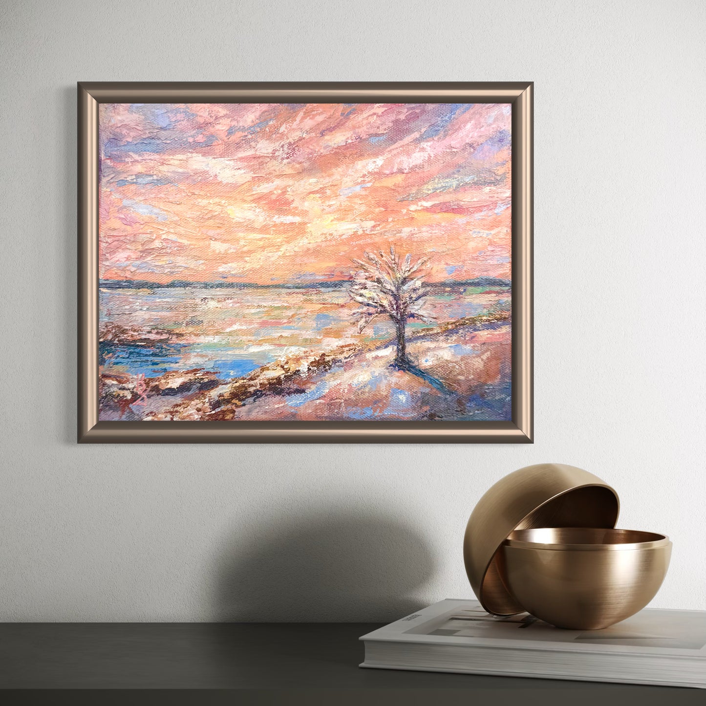 Winter Blush. Soft Orange