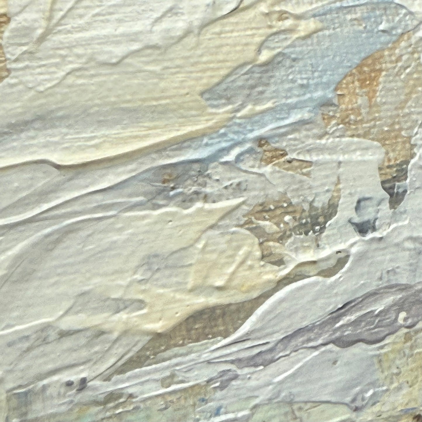 Whispers of the Grassland. Art, decor, optimistic original signed abstract landscape painting on canvas
