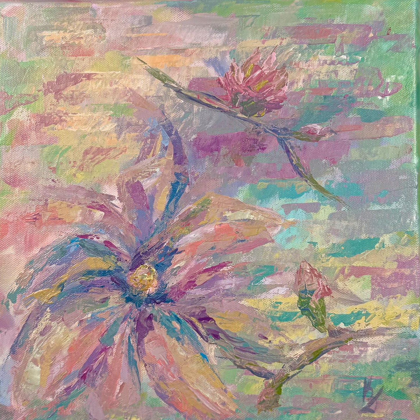 Magnolia Fantasy. Sage green