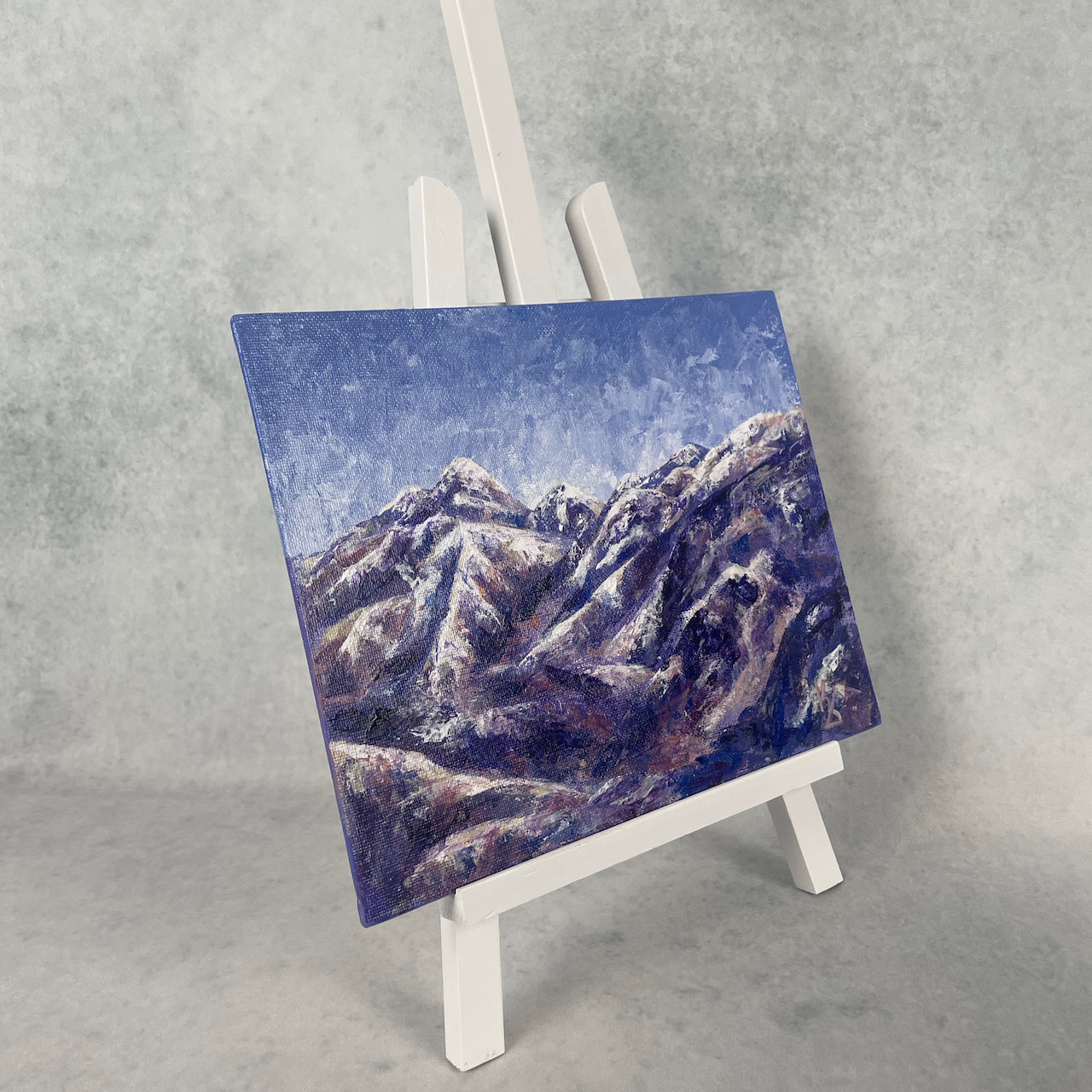 Purple mountains