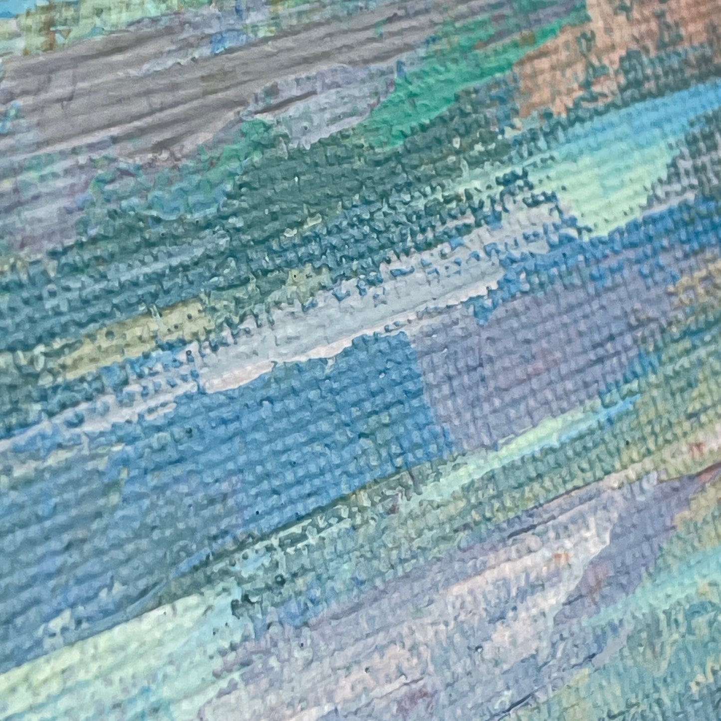 Autumn air transparency... Art, wall decor, optimistic original signed large abstract fall forest landscaping painting on canvas