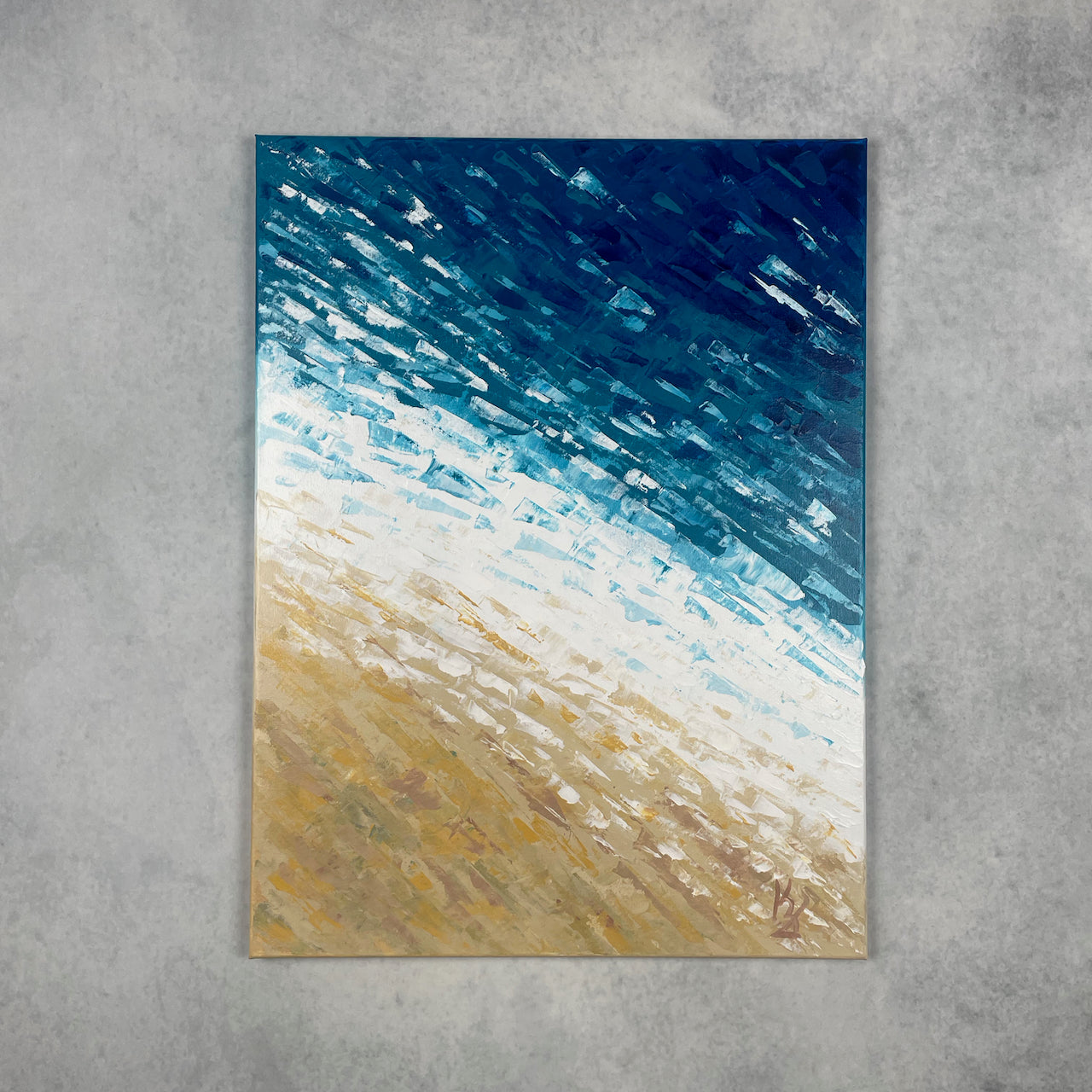 Store Waves-acrylics on canvas, original, abstract