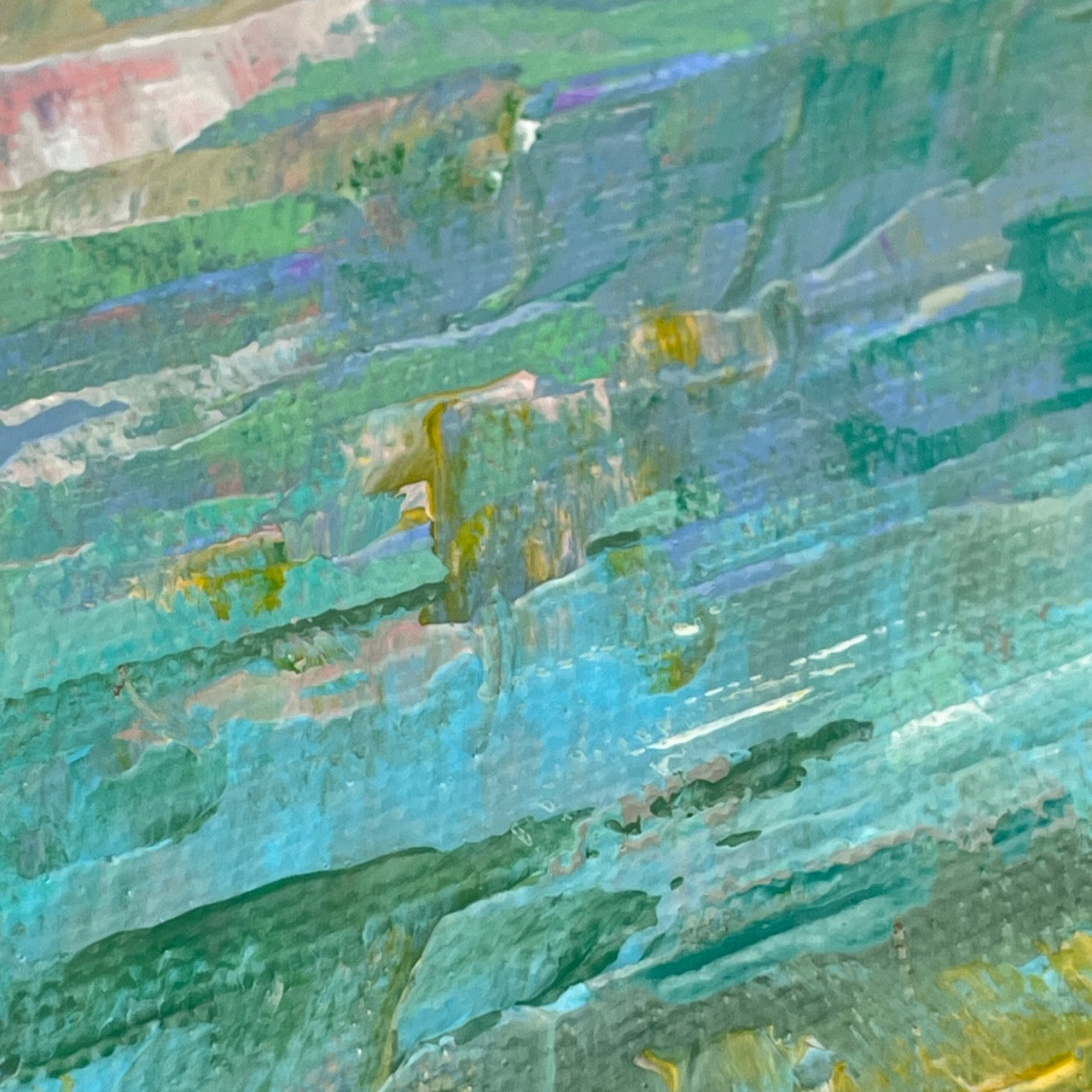 Wetland sky... Art, optimistic relaxing original large signed wetland sky landscape painting on canvas