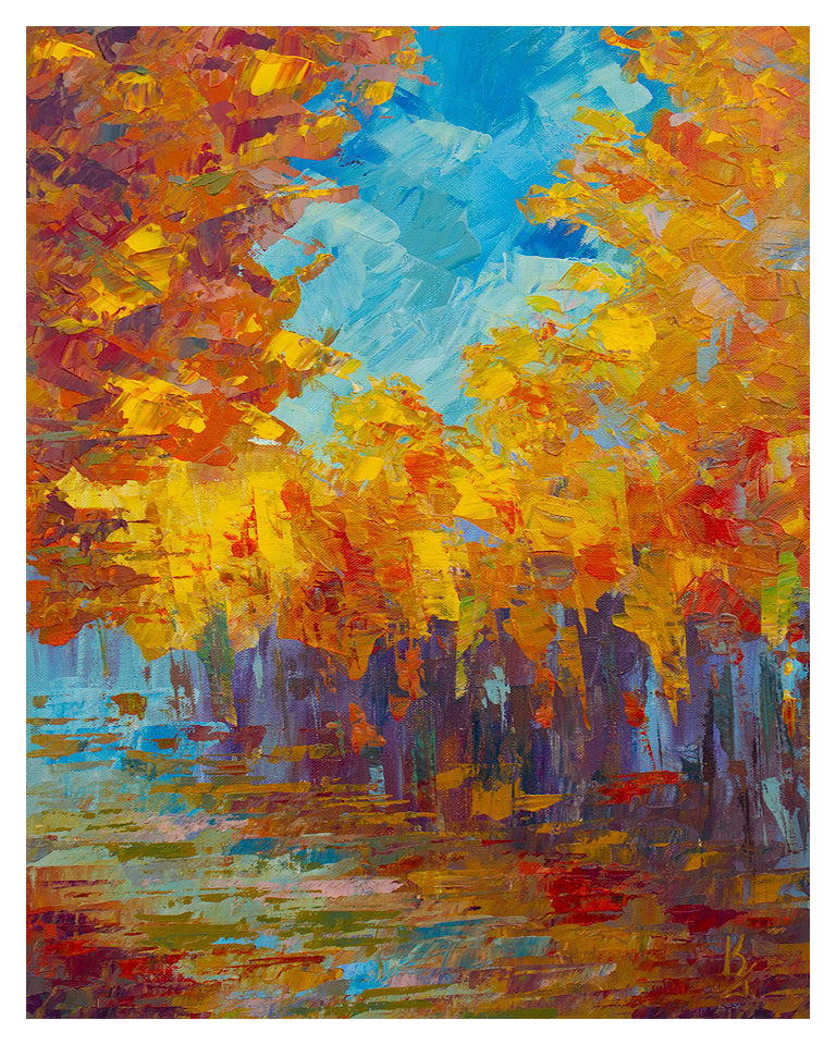 Autumn warmth. Print