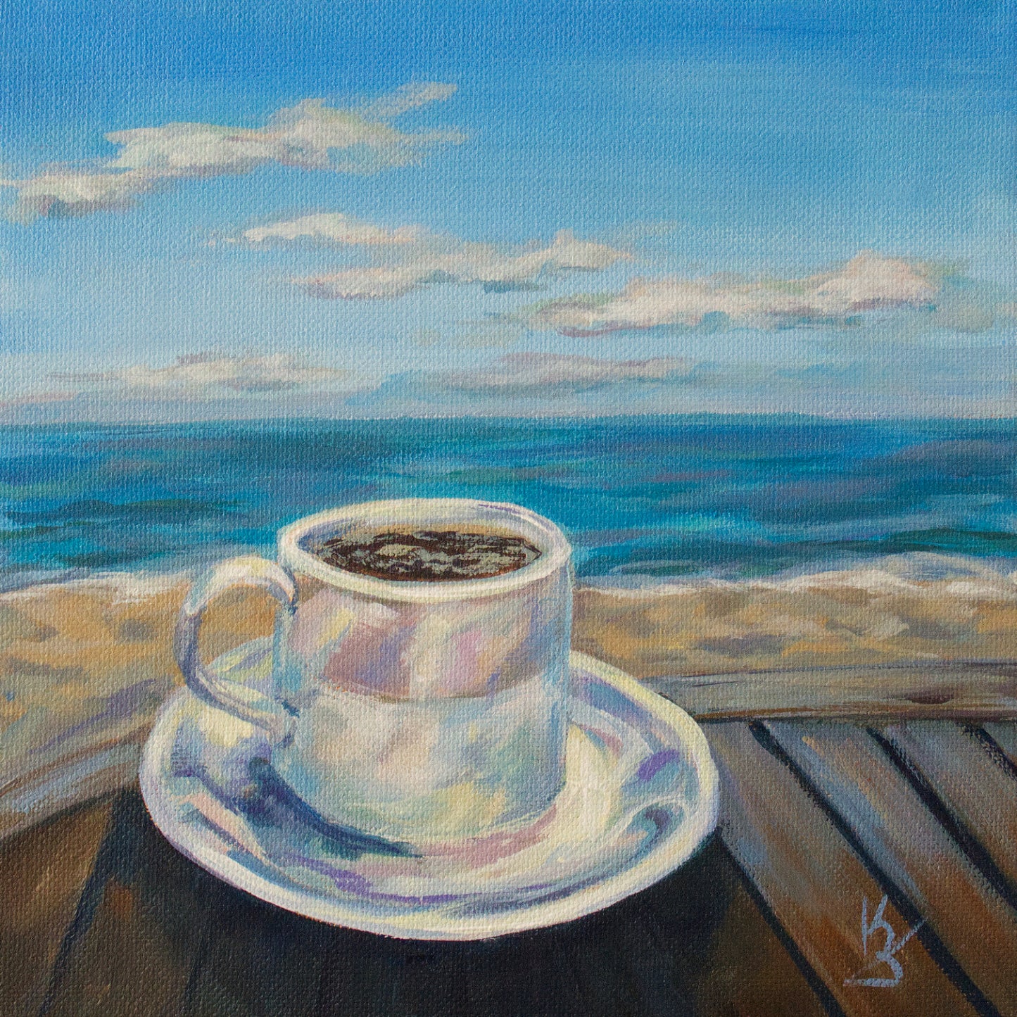 Coffee Breeze. Blue