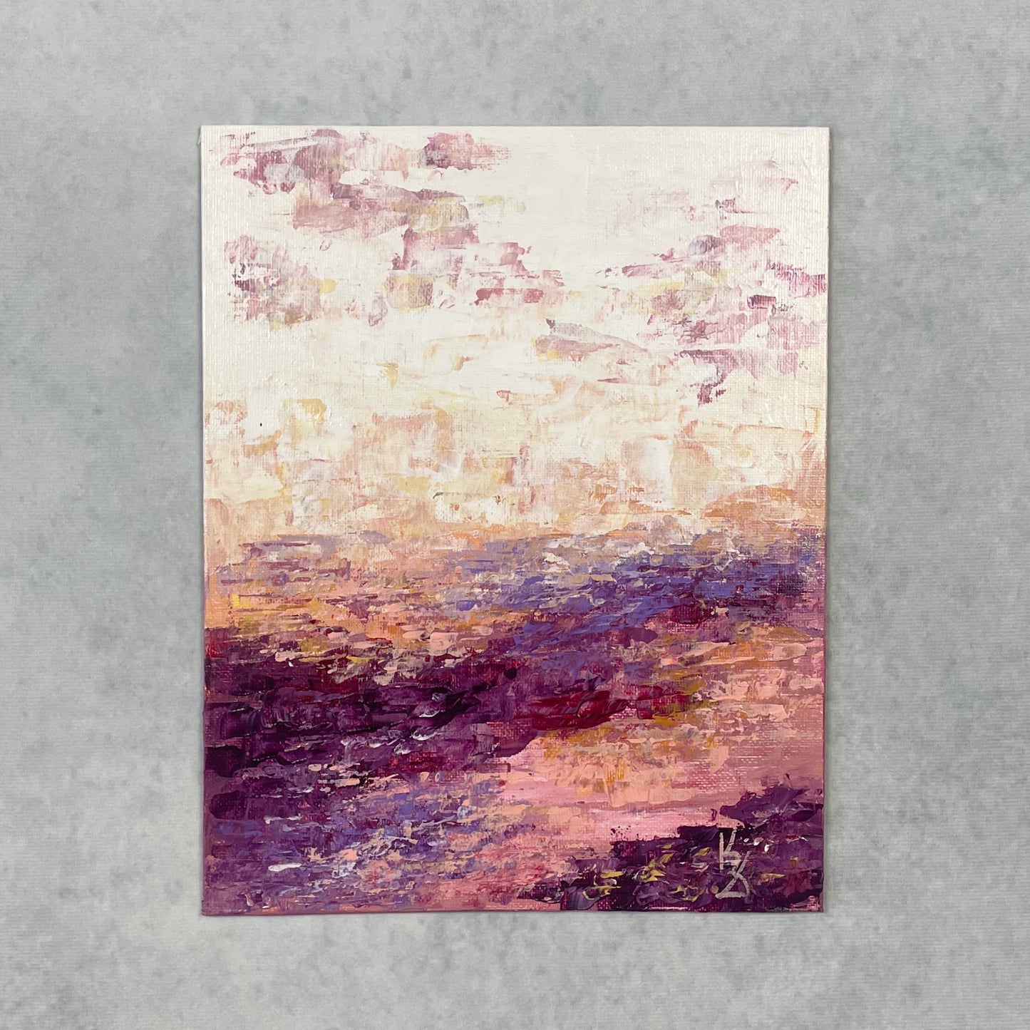 Flower wave. Evening