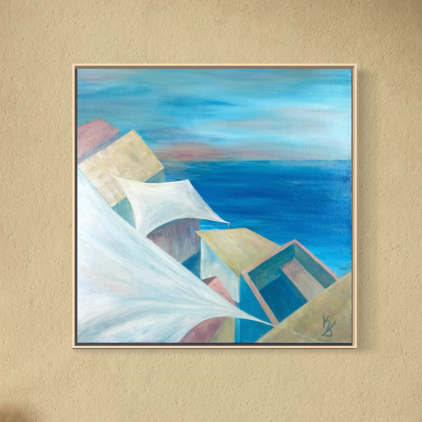 Pastel roofs shore