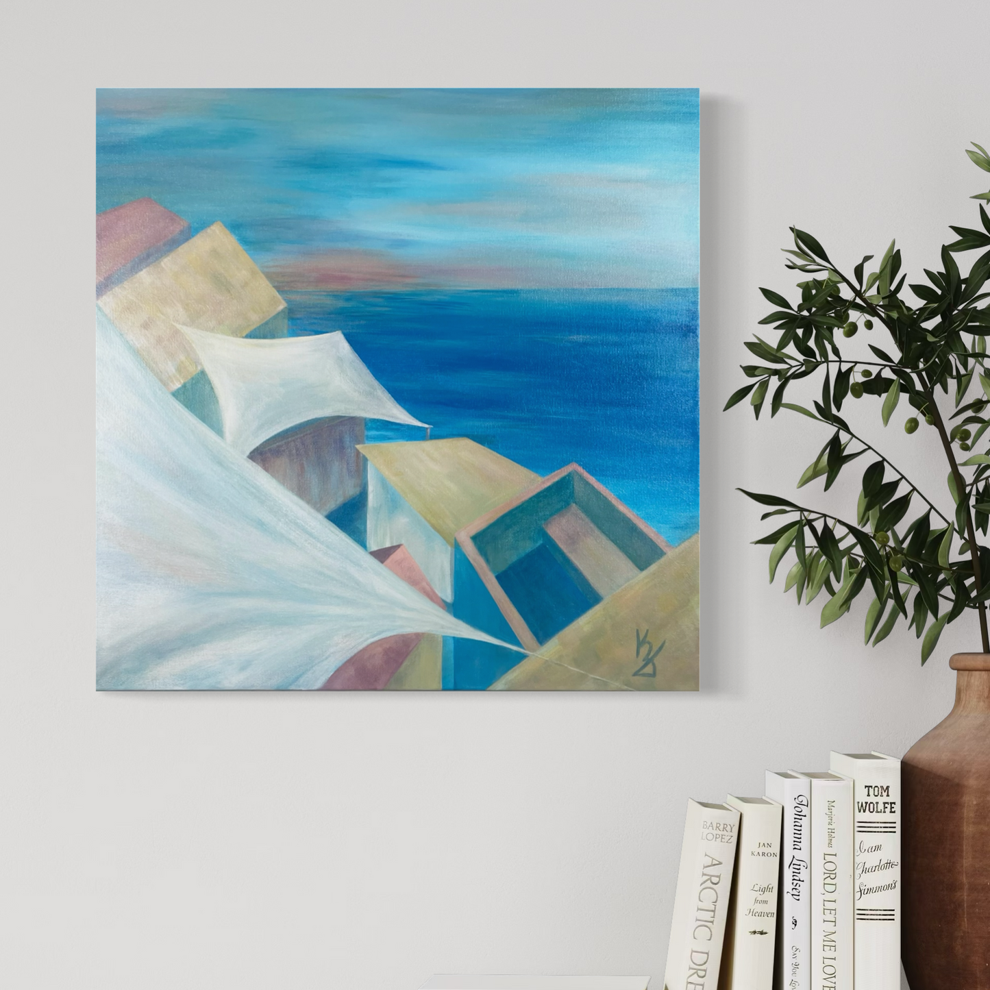 Pastel roofs shore