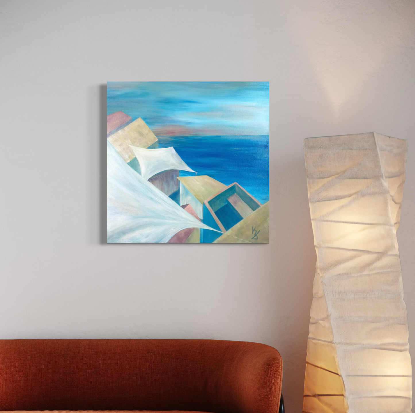 Pastel roofs shore