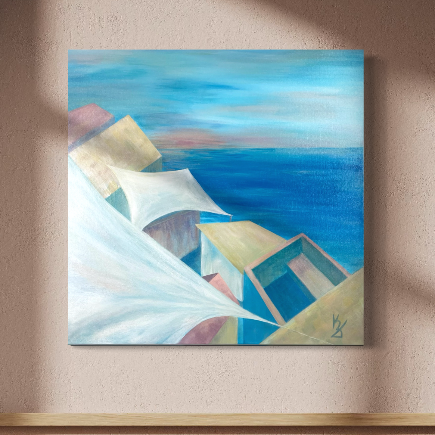 Pastel roofs shore