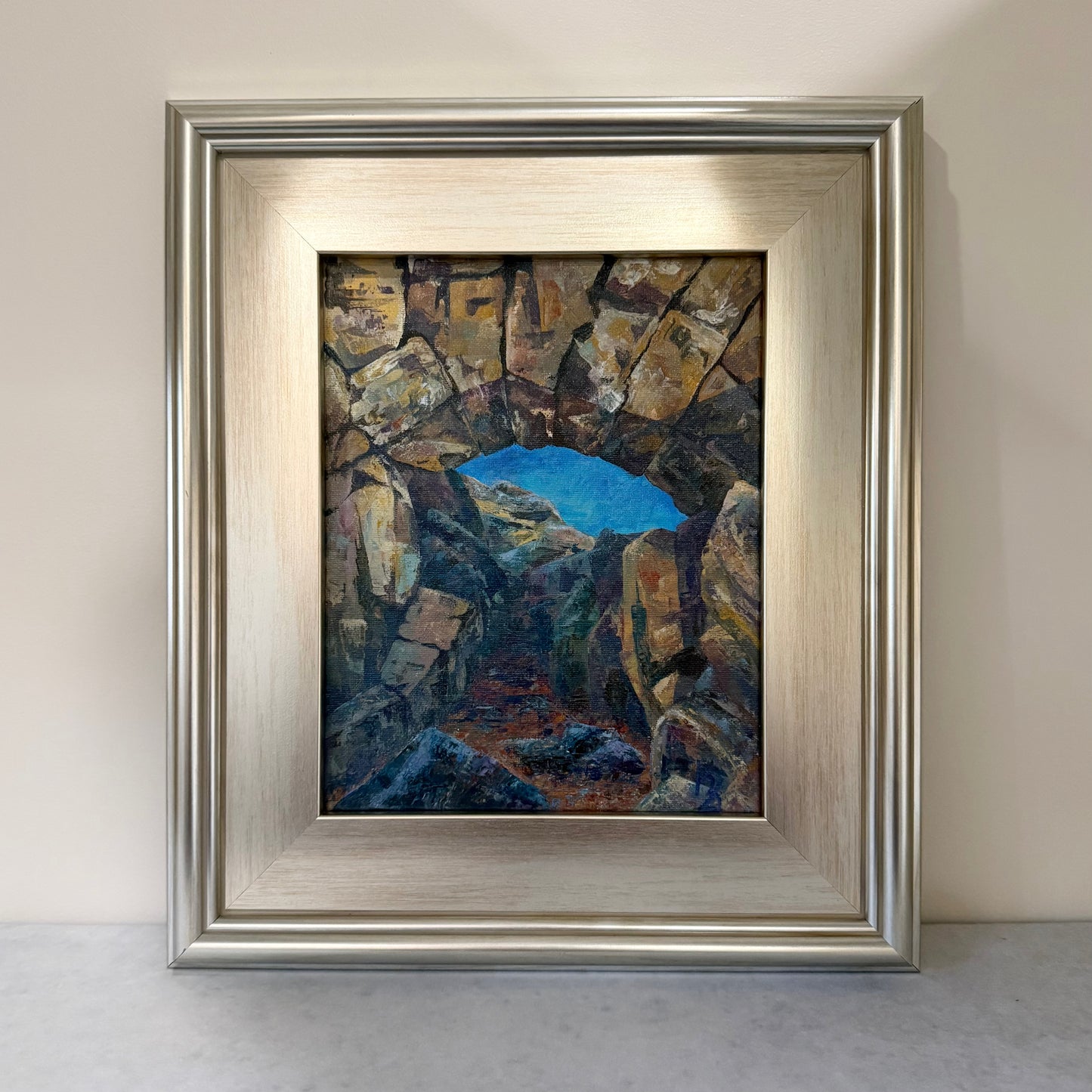 Pothole arch, framed