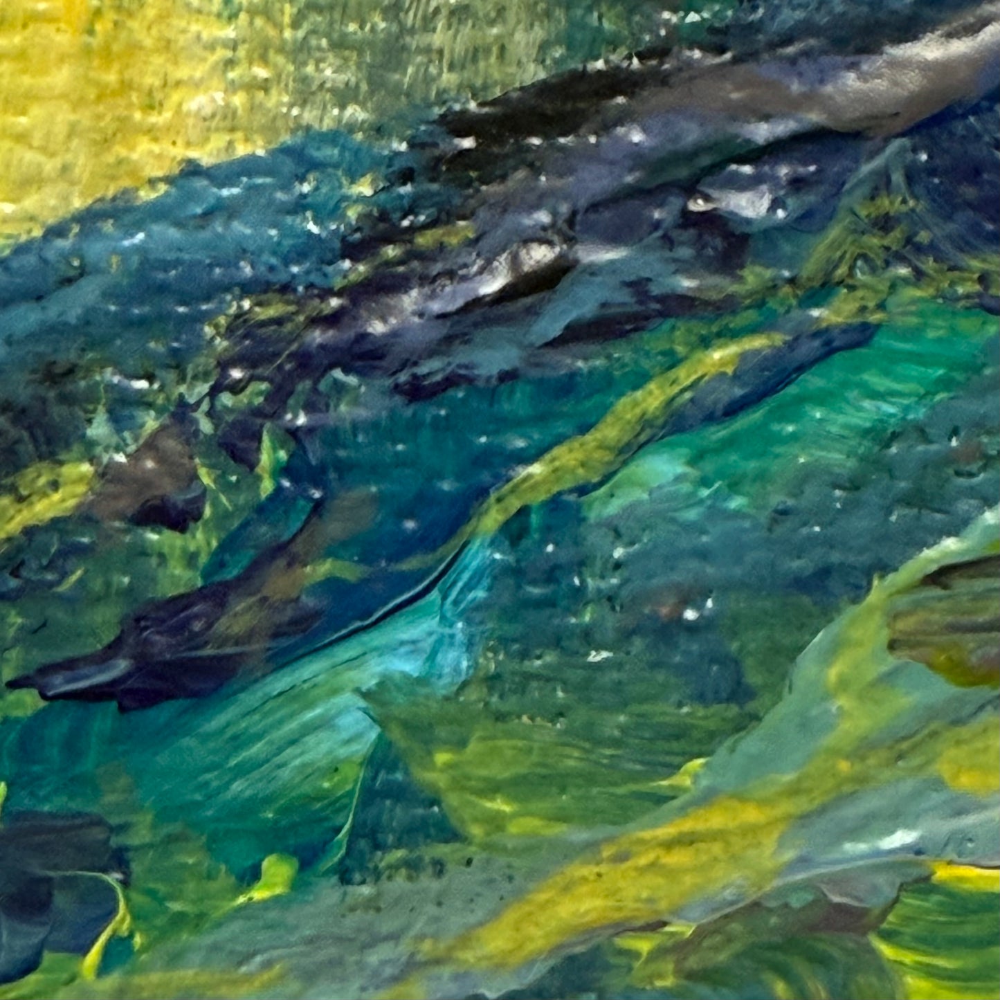 High-headed mushroom. Blue