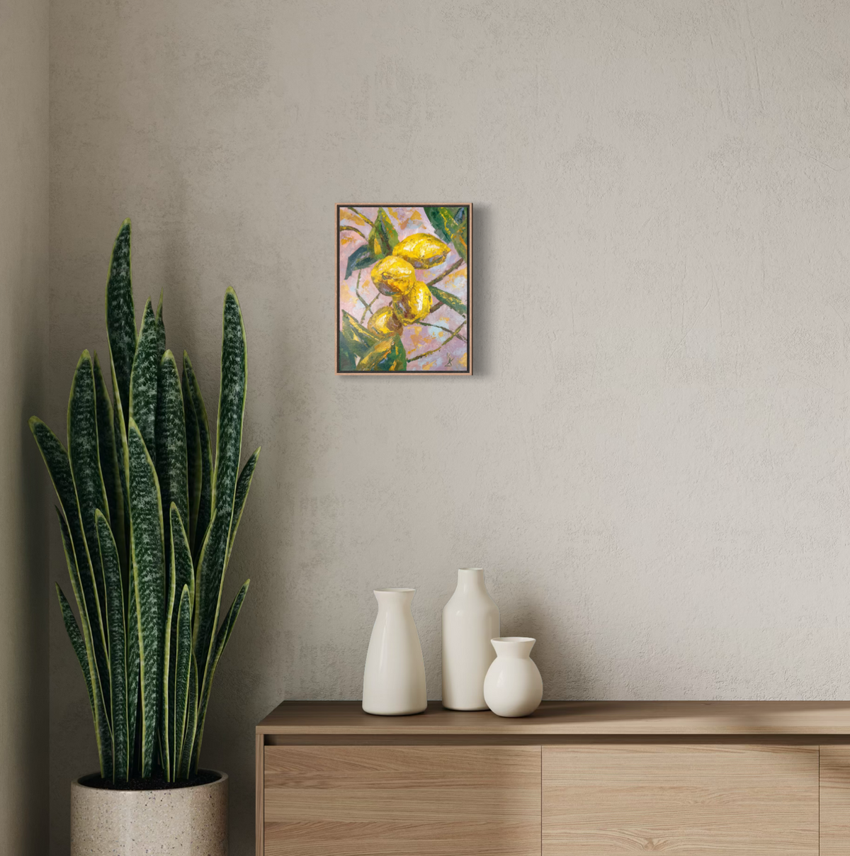 Lemon sky. Print