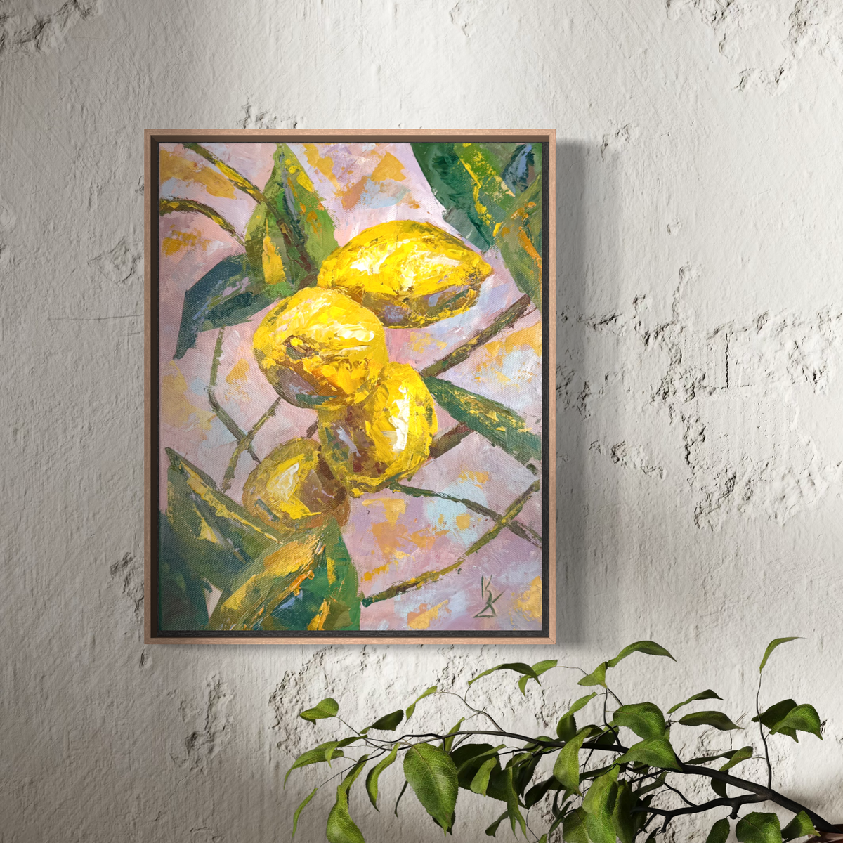 Lemon sky. Print