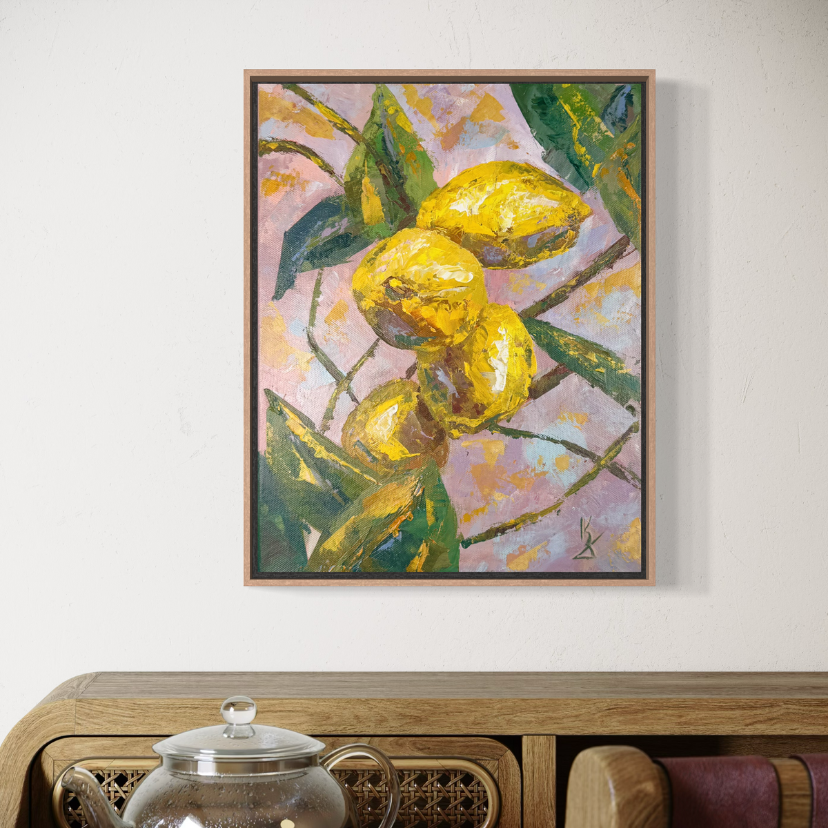 Lemon sky. Print