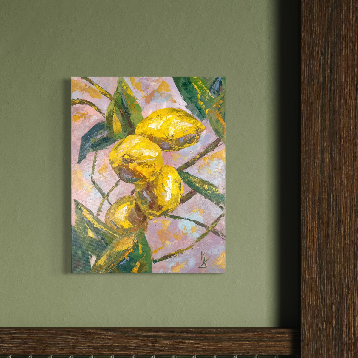 Lemon sky. Print