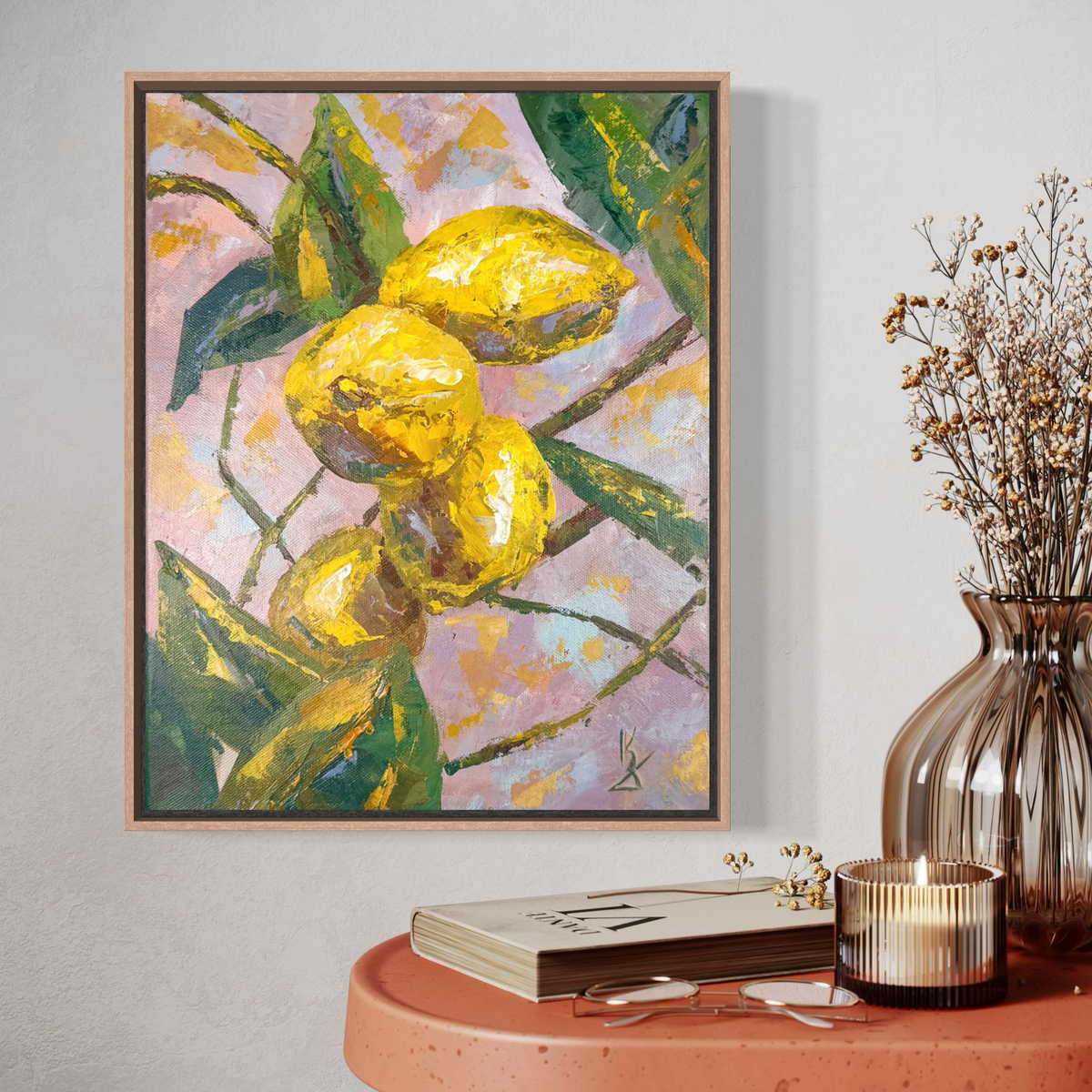 Lemon sky. Print