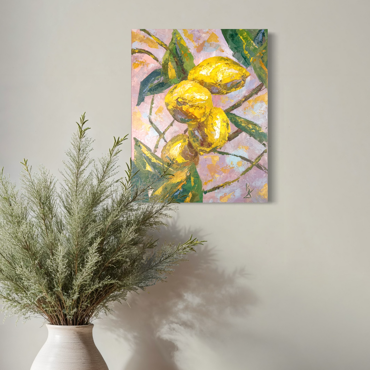 Lemon sky. Print