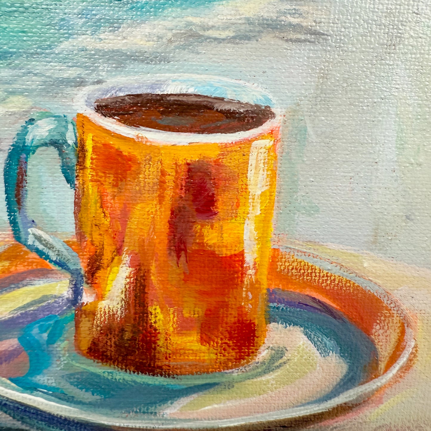 Coffee Breeze. Orange. Print