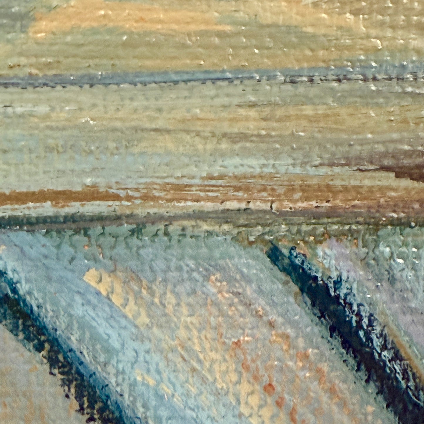 Coffee Breeze. Blue. Print
