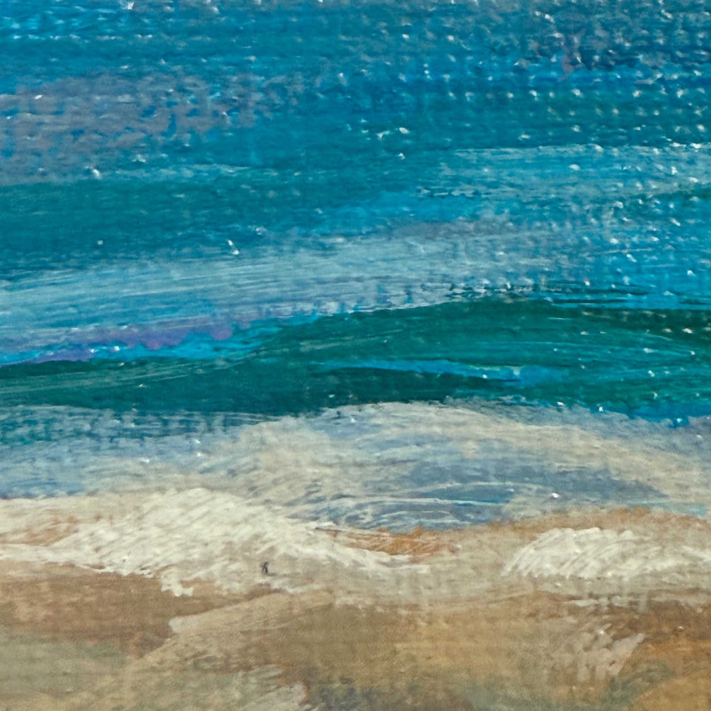 Coffee Breeze. Blue. Print