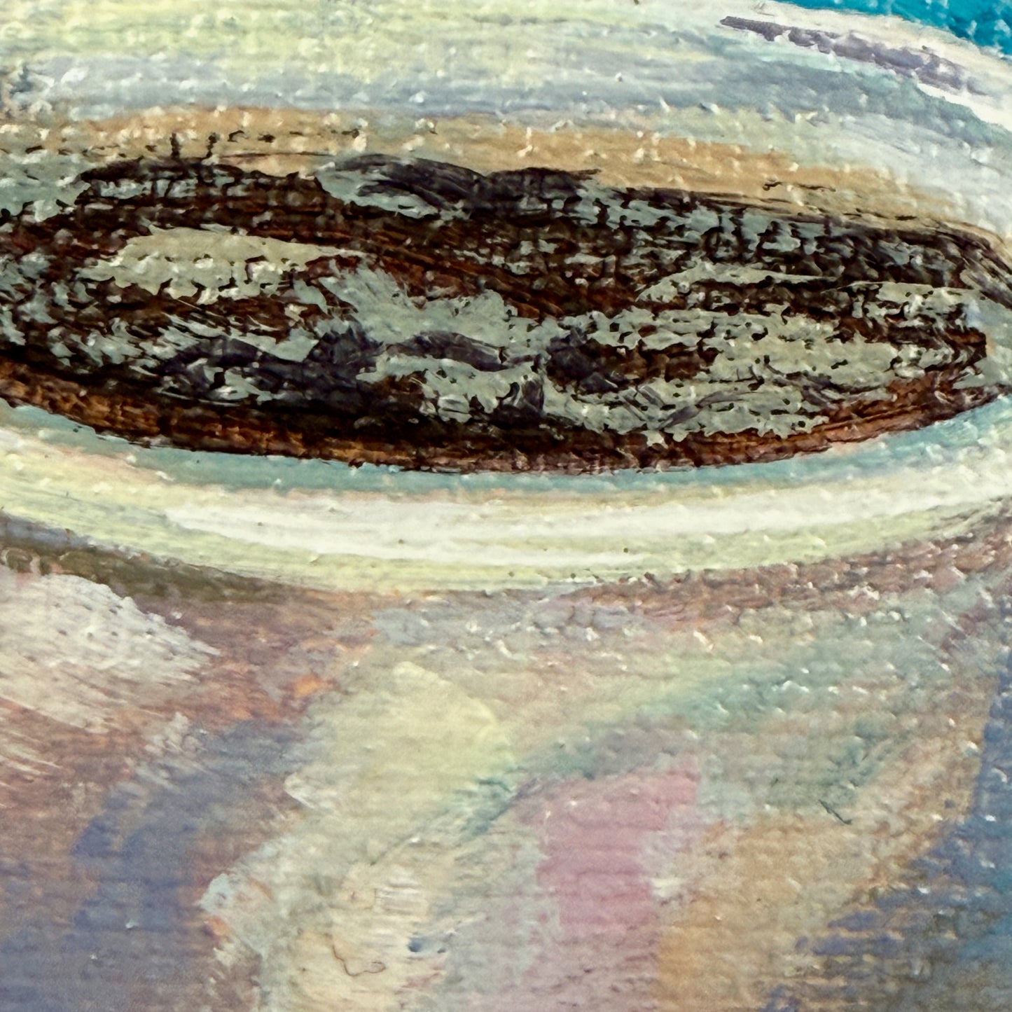 Coffee Breeze. Blue. Print