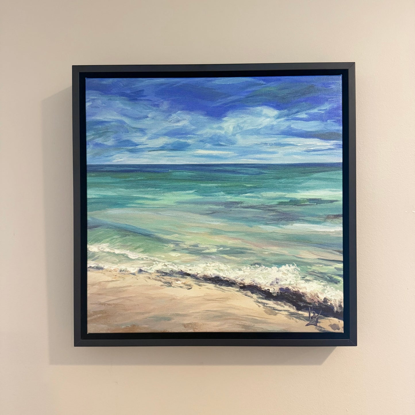 Silky sand. Print