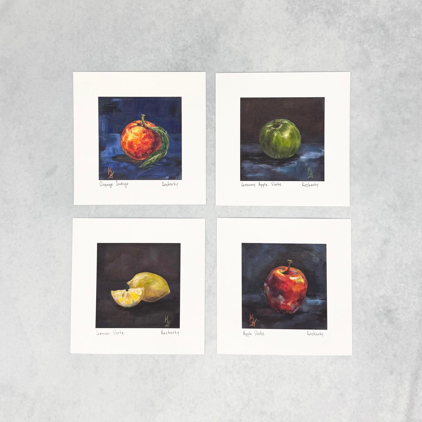 Apple. Slate. Print