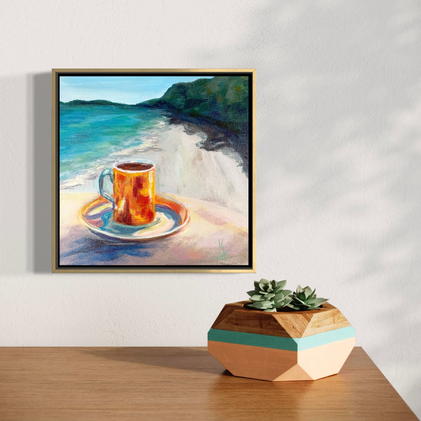 Coffee Breeze. Orange. Print