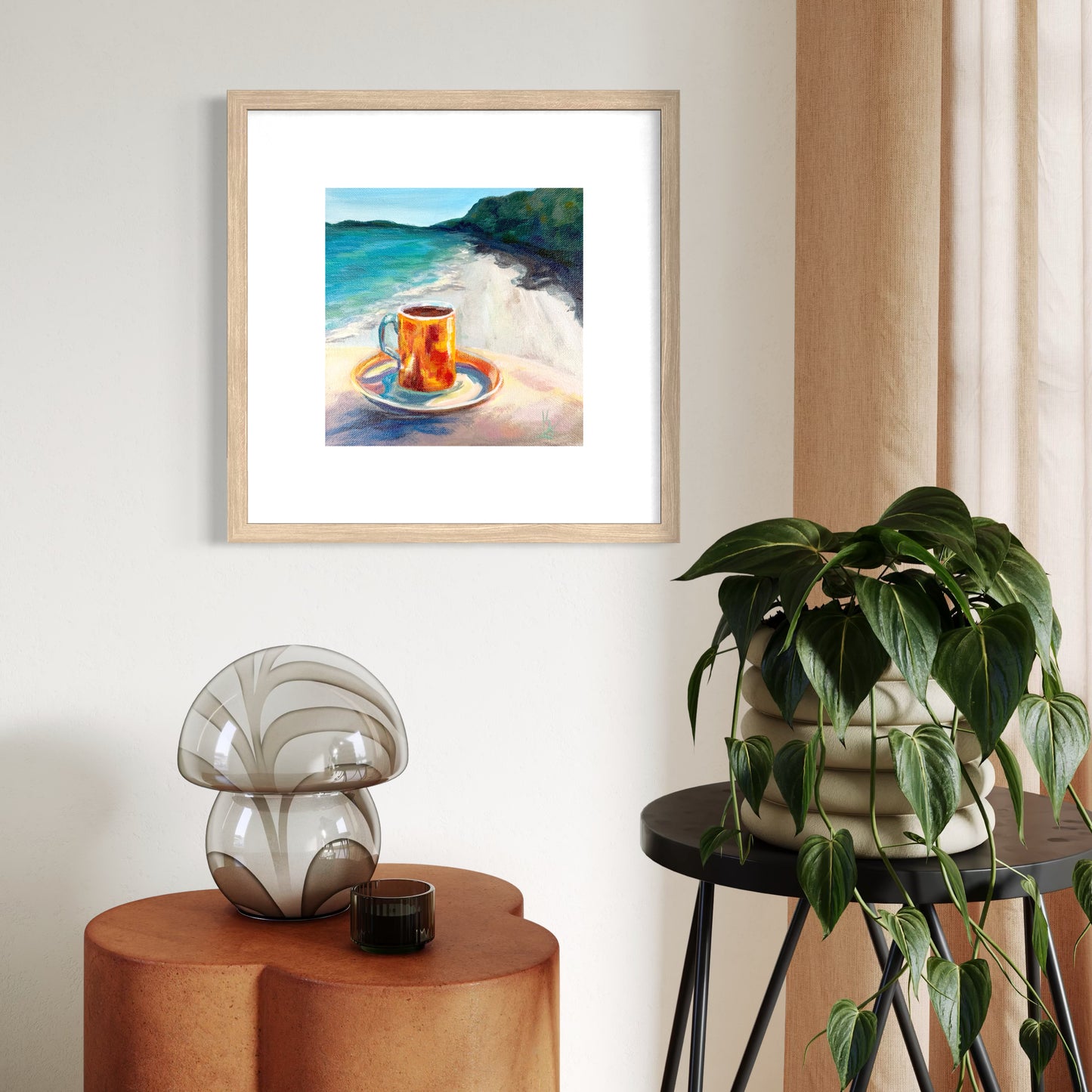 Coffee Breeze. Orange. Print
