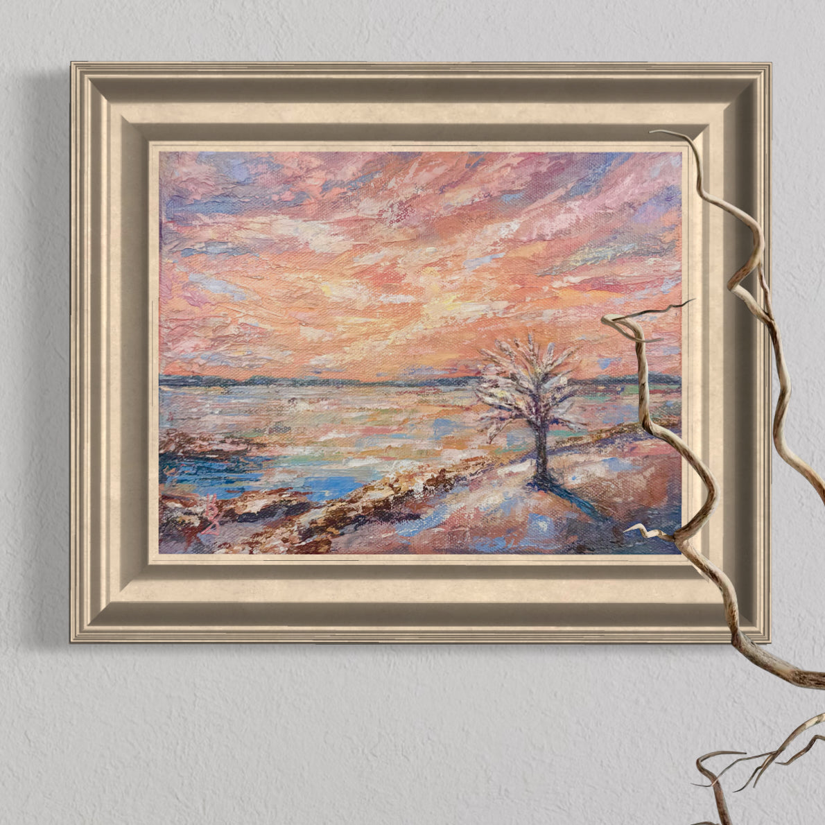 Winter Blush. Soft Orange