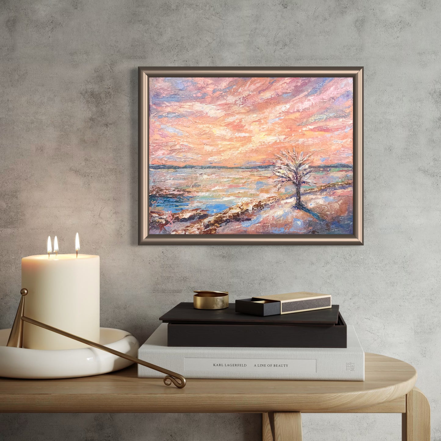 Winter Blush. Soft Orange