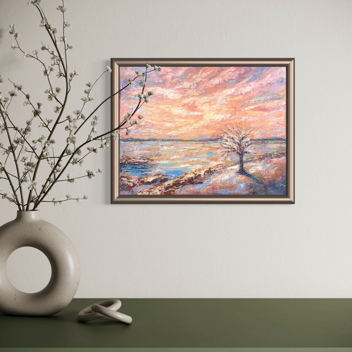 Winter Blush. Soft Orange