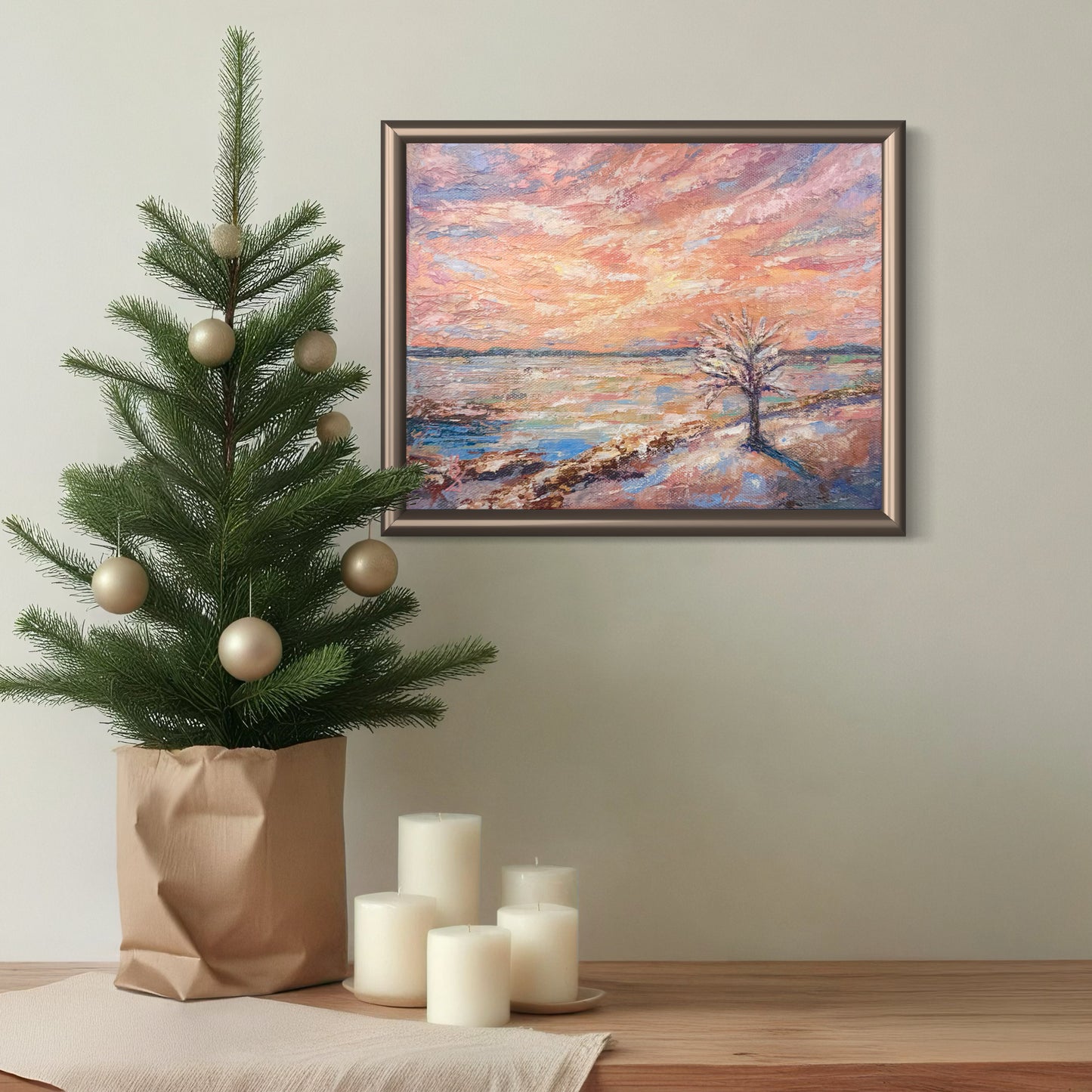 Winter Blush. Soft Orange