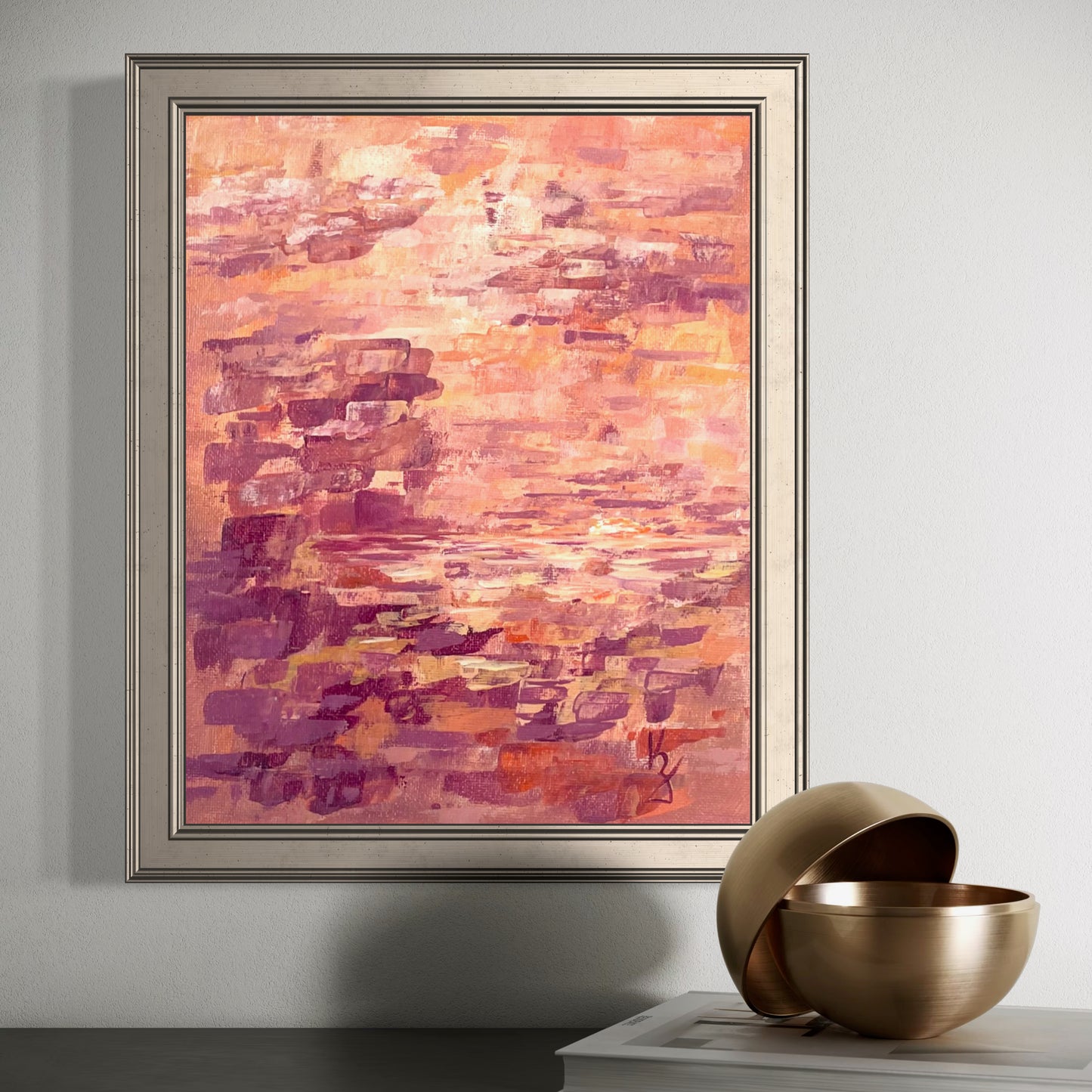 Velvet sunset. Print