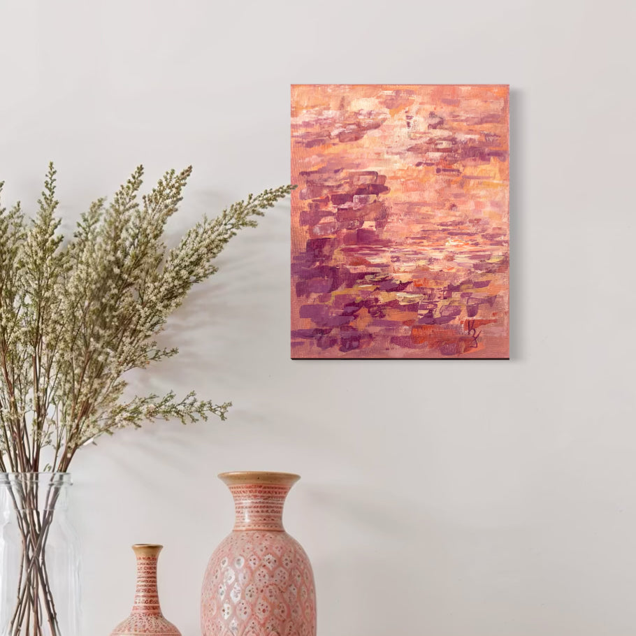 Velvet sunset. Print