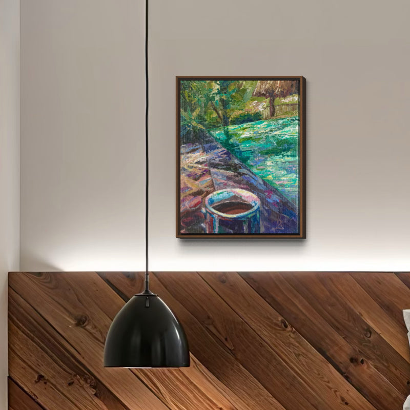 Coastal Coffee. Deep violet. Print
