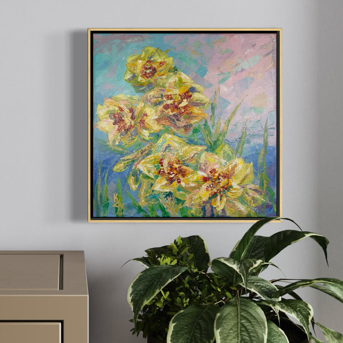 Neon Spring. Light Yellow