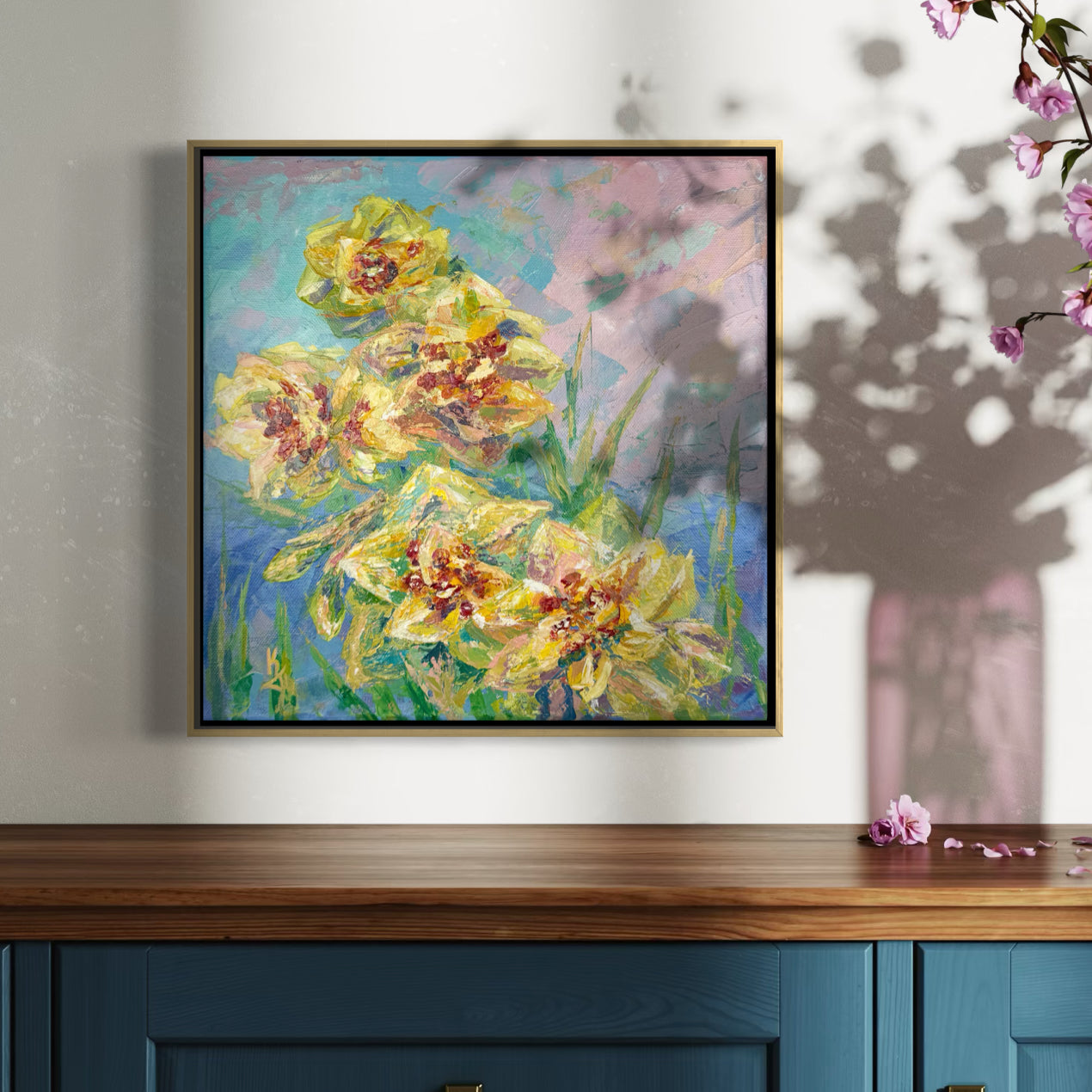 Neon Spring. Light Yellow