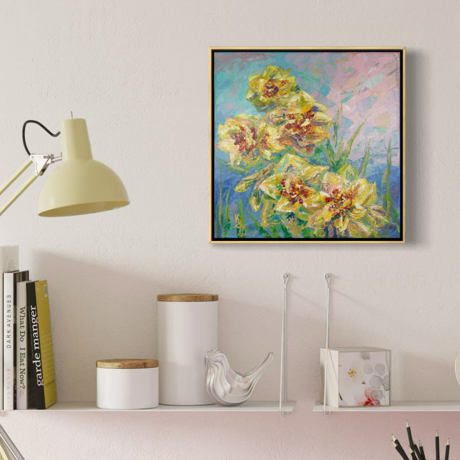 Neon Spring. Light Yellow