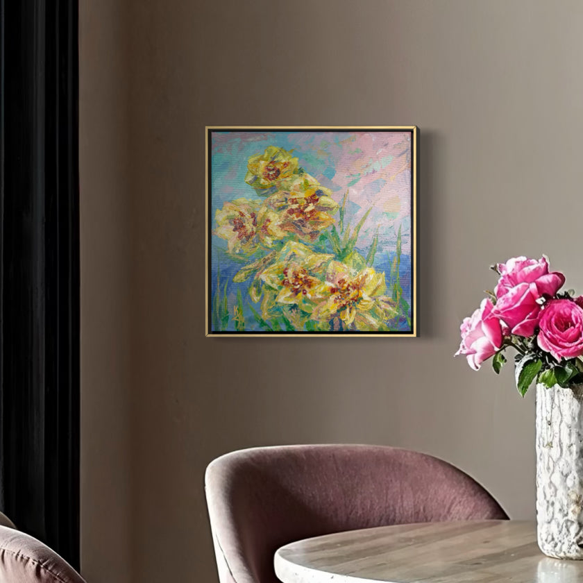 Neon Spring. Light Yellow