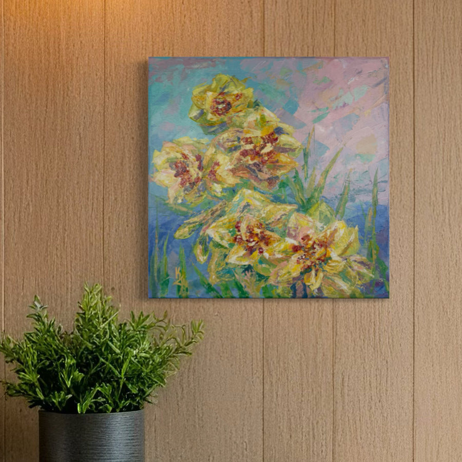 Neon Spring. Light Yellow