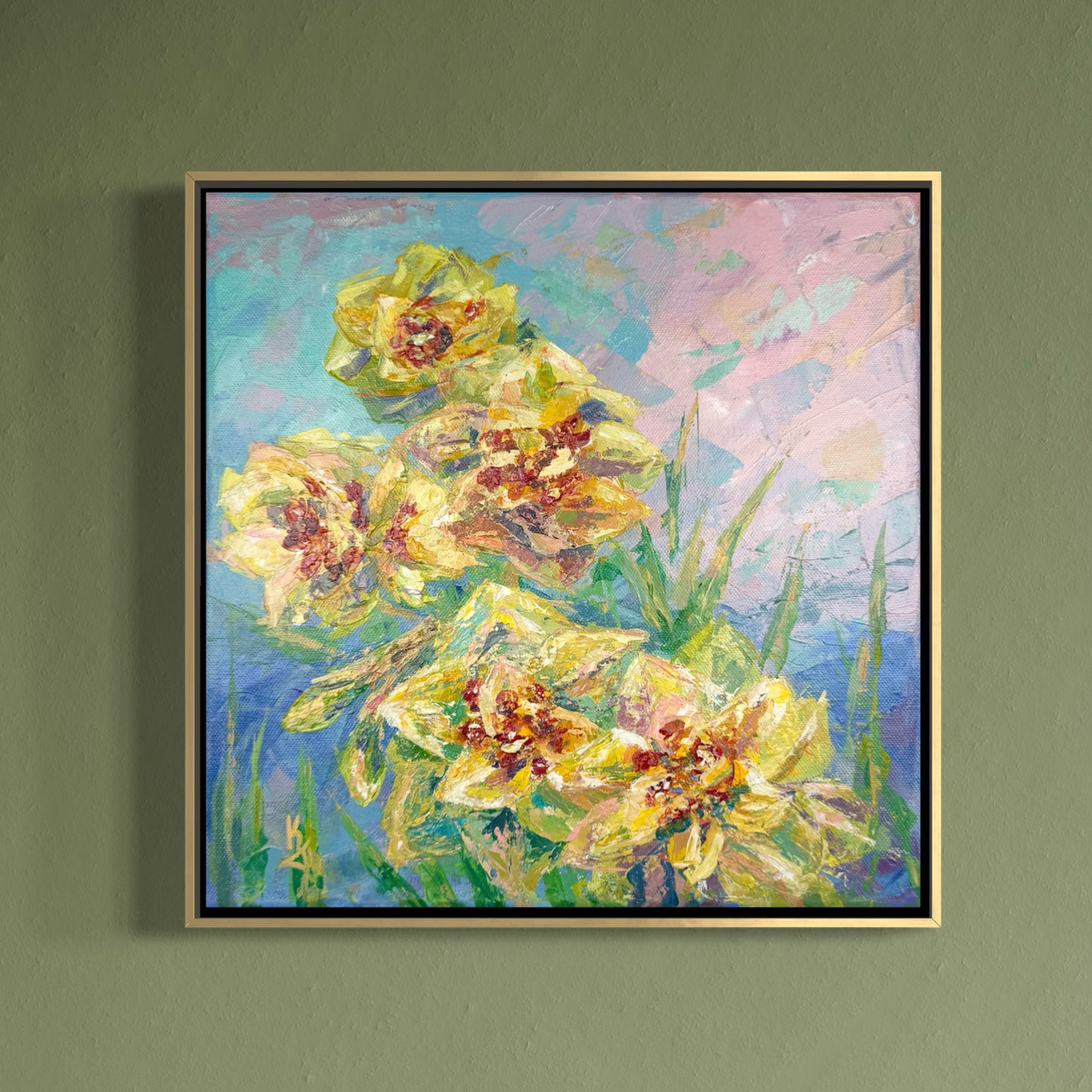 Neon Spring. Light Yellow