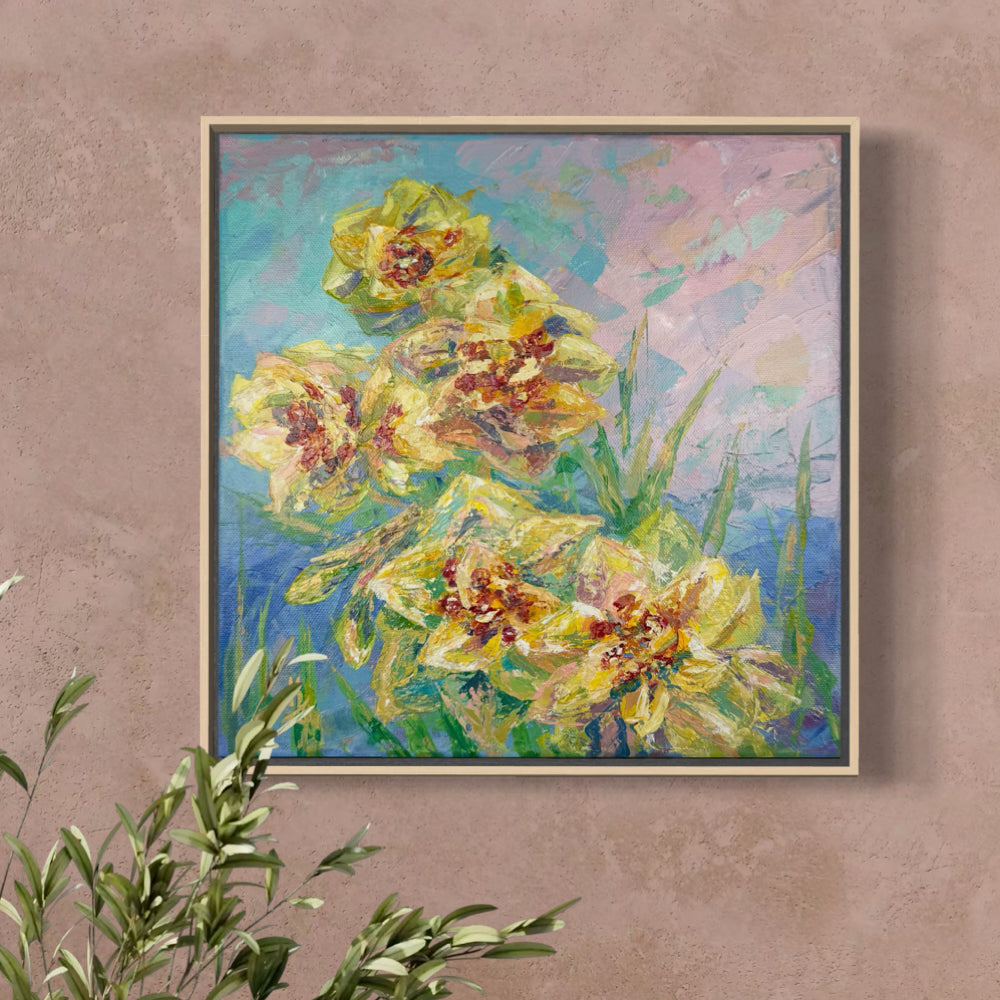 Neon Spring. Light Yellow