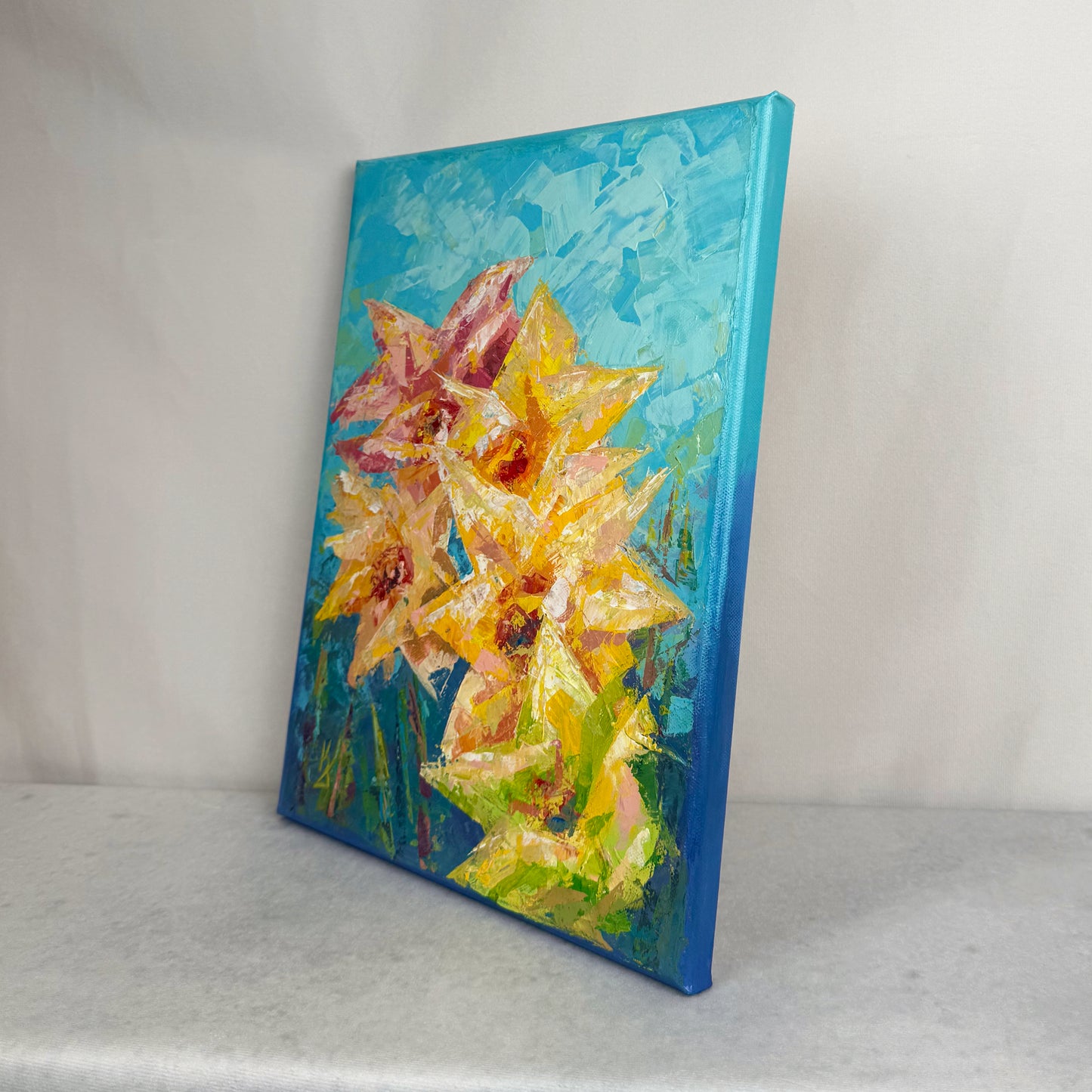 Neon Spring. Cerulean Blue
