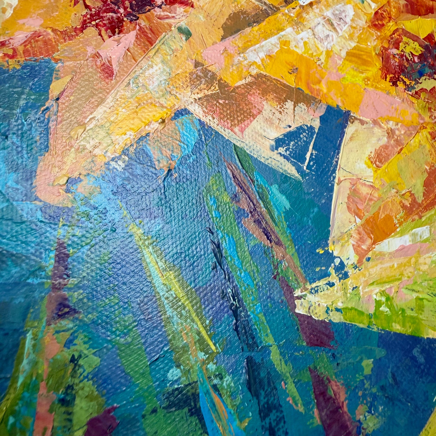 Neon Spring. Cerulean Blue
