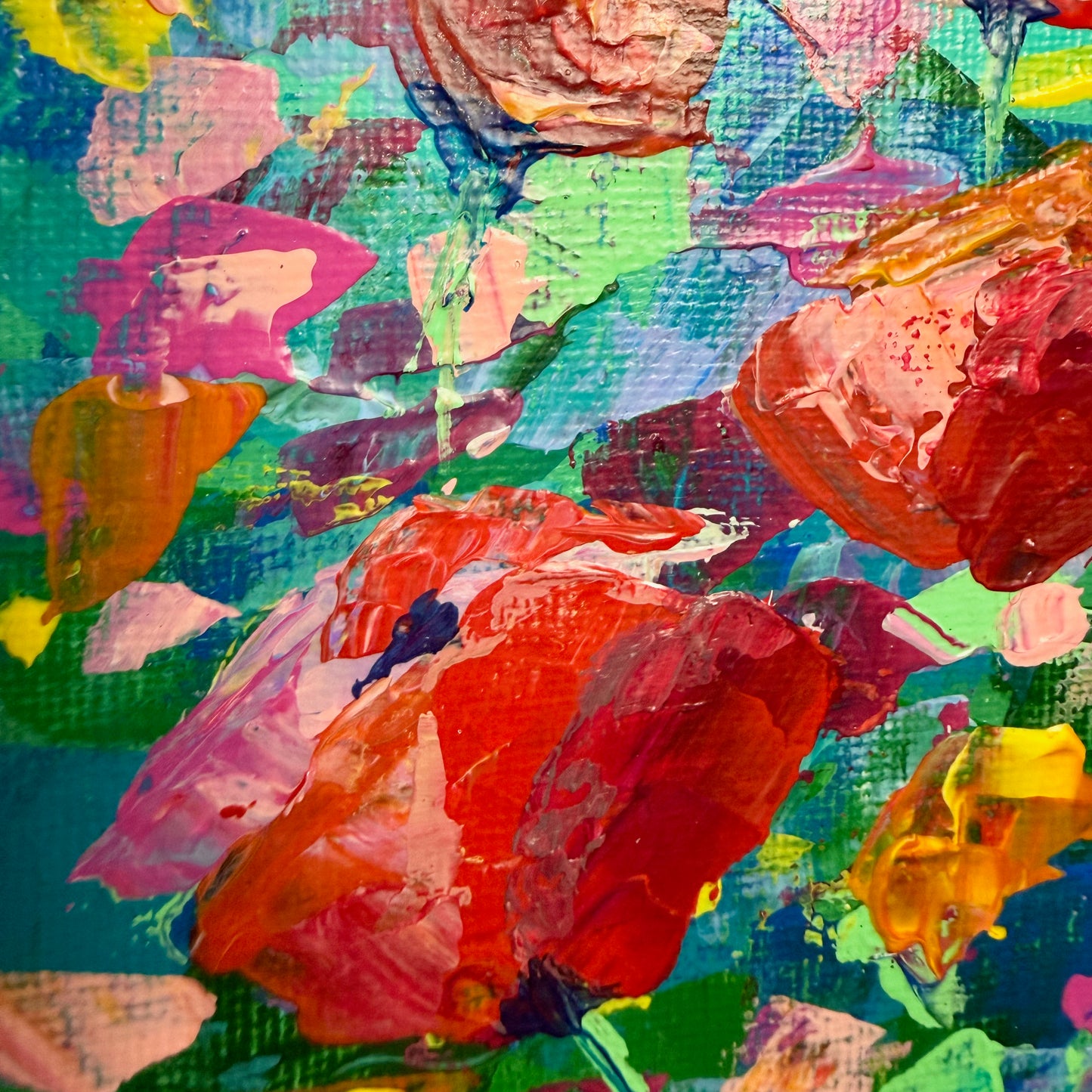 Flower wave. Poppies