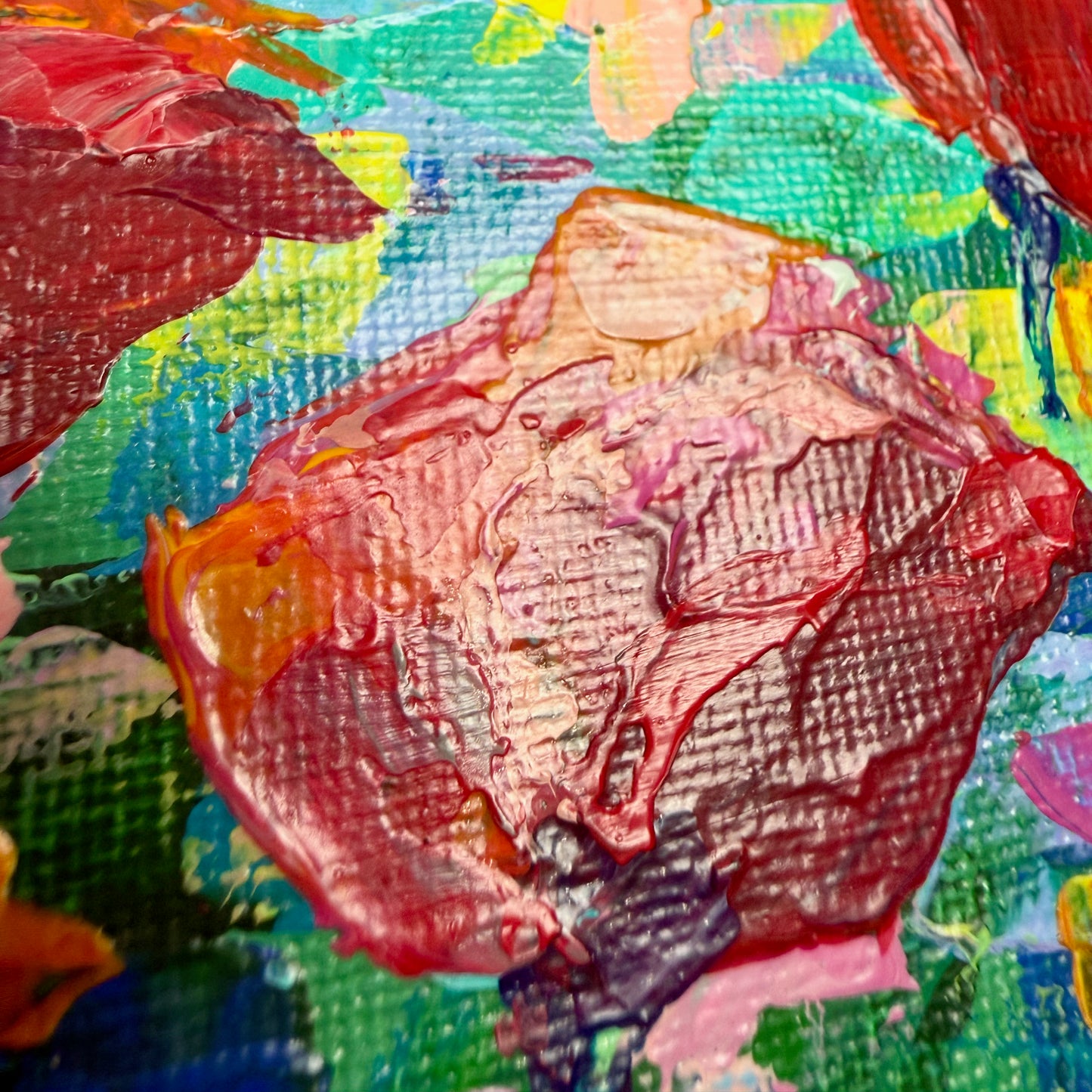 Flower wave. Poppies