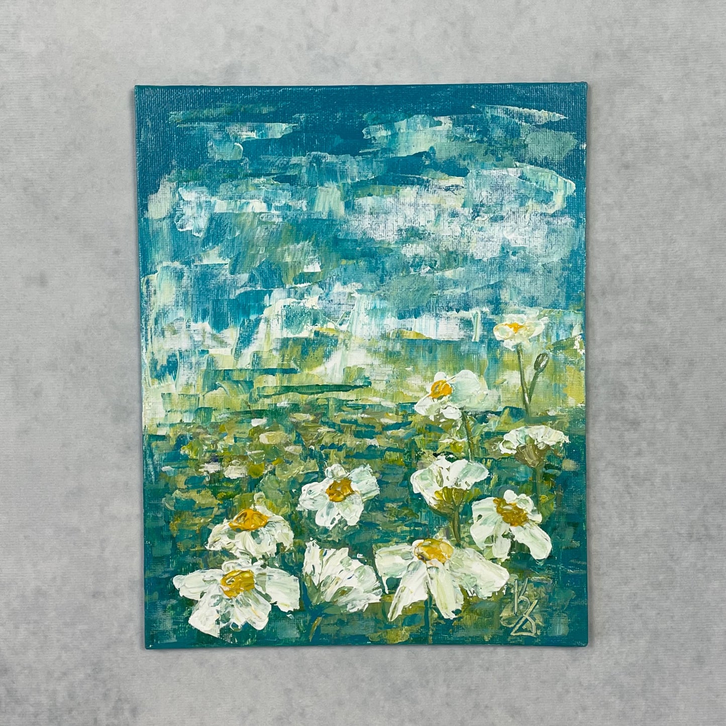 Daisies Meadow. Print